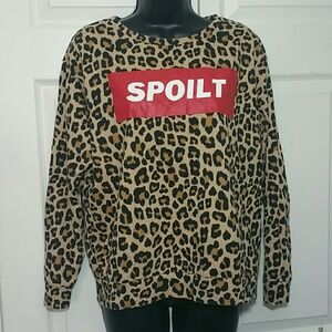 Divided by H&M Cheetah Print Spoilt Sweatshirt